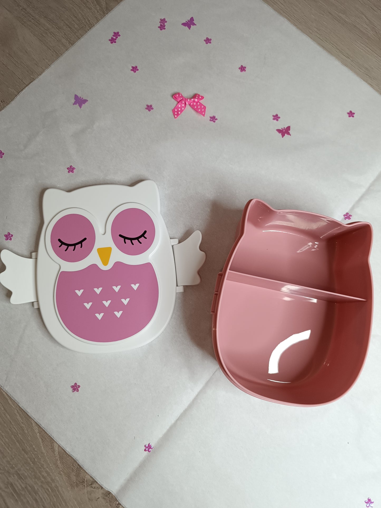 Boîte à goûter "chouette"