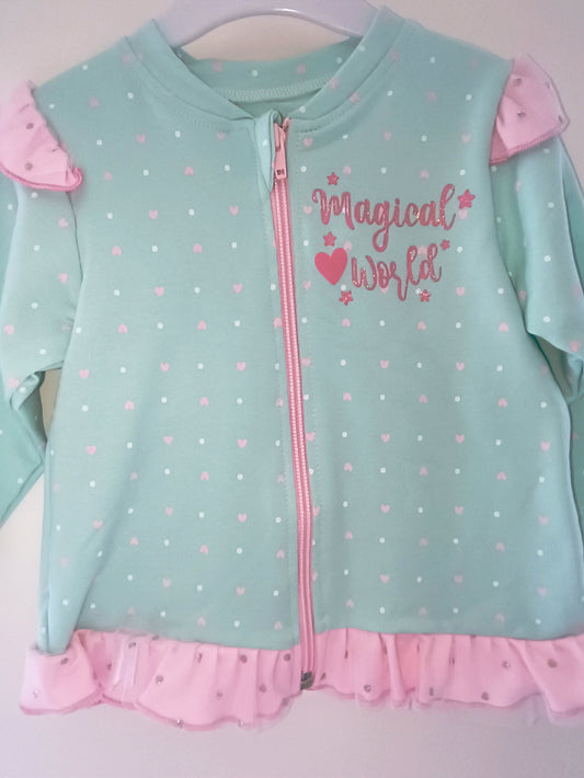 Gilet zip " Licorne"