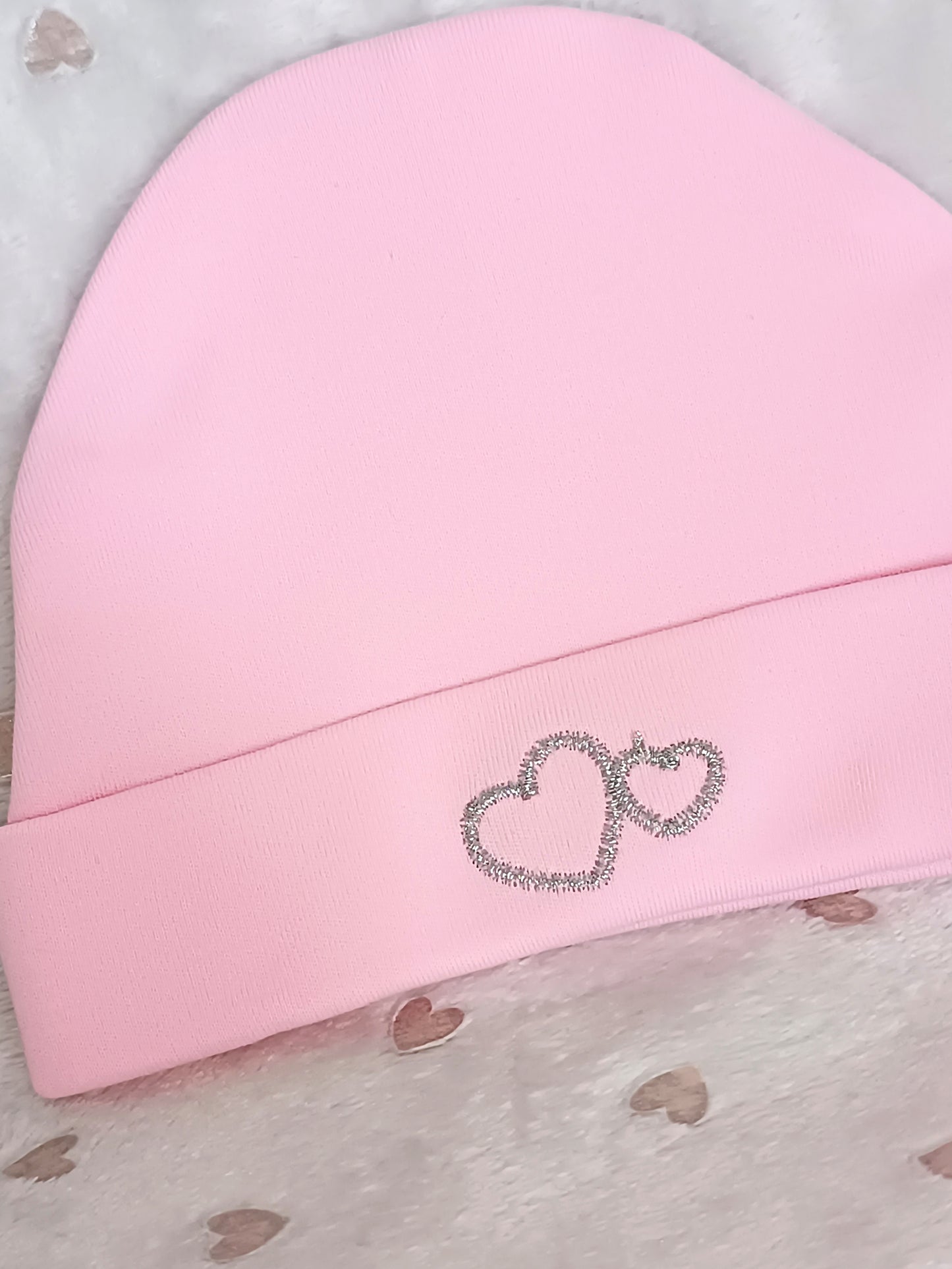 Bonnet naissance "Baby girl"