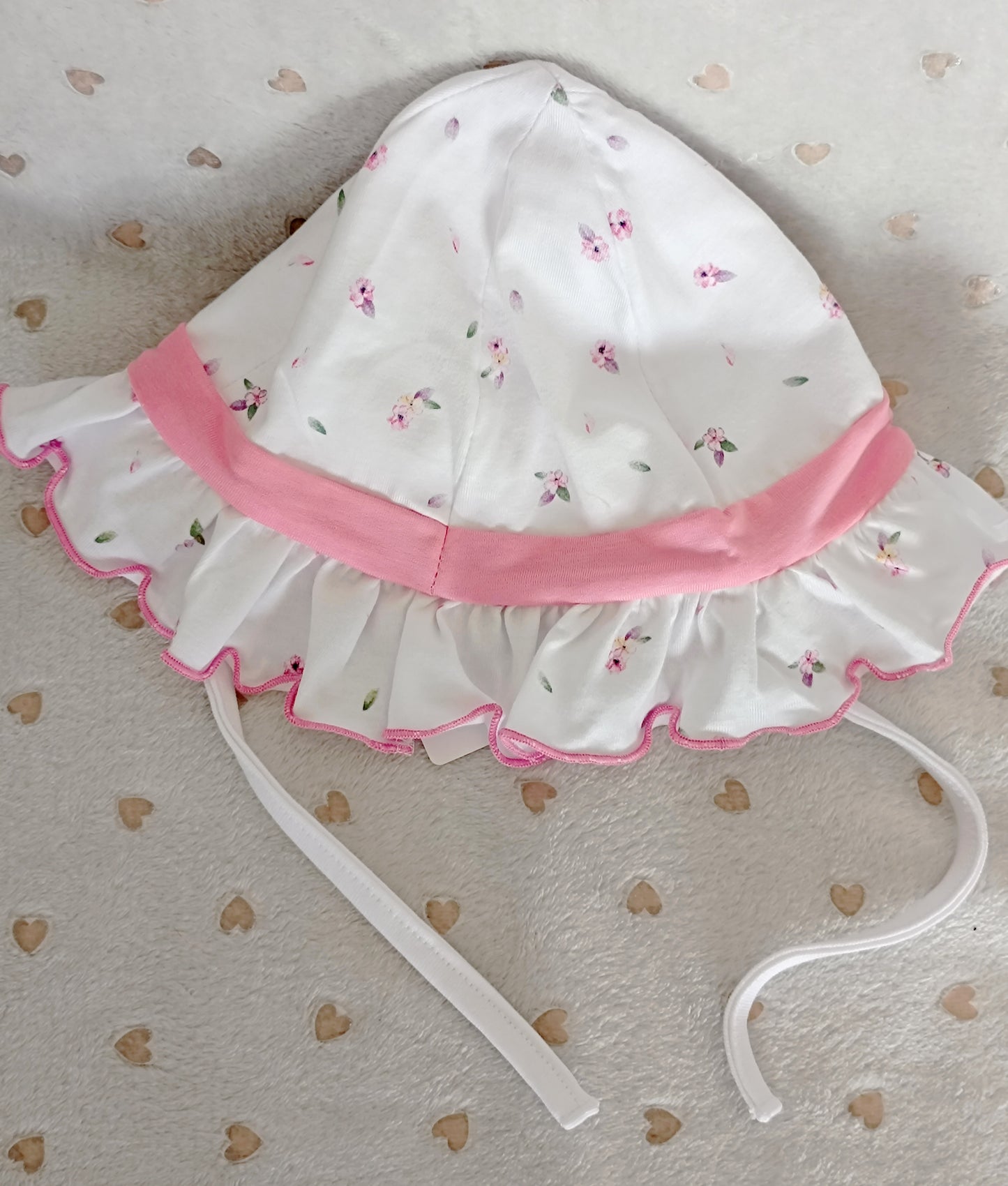 Chapeau Flora 0/6 mois