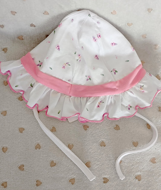 Chapeau Flora 0/6 mois