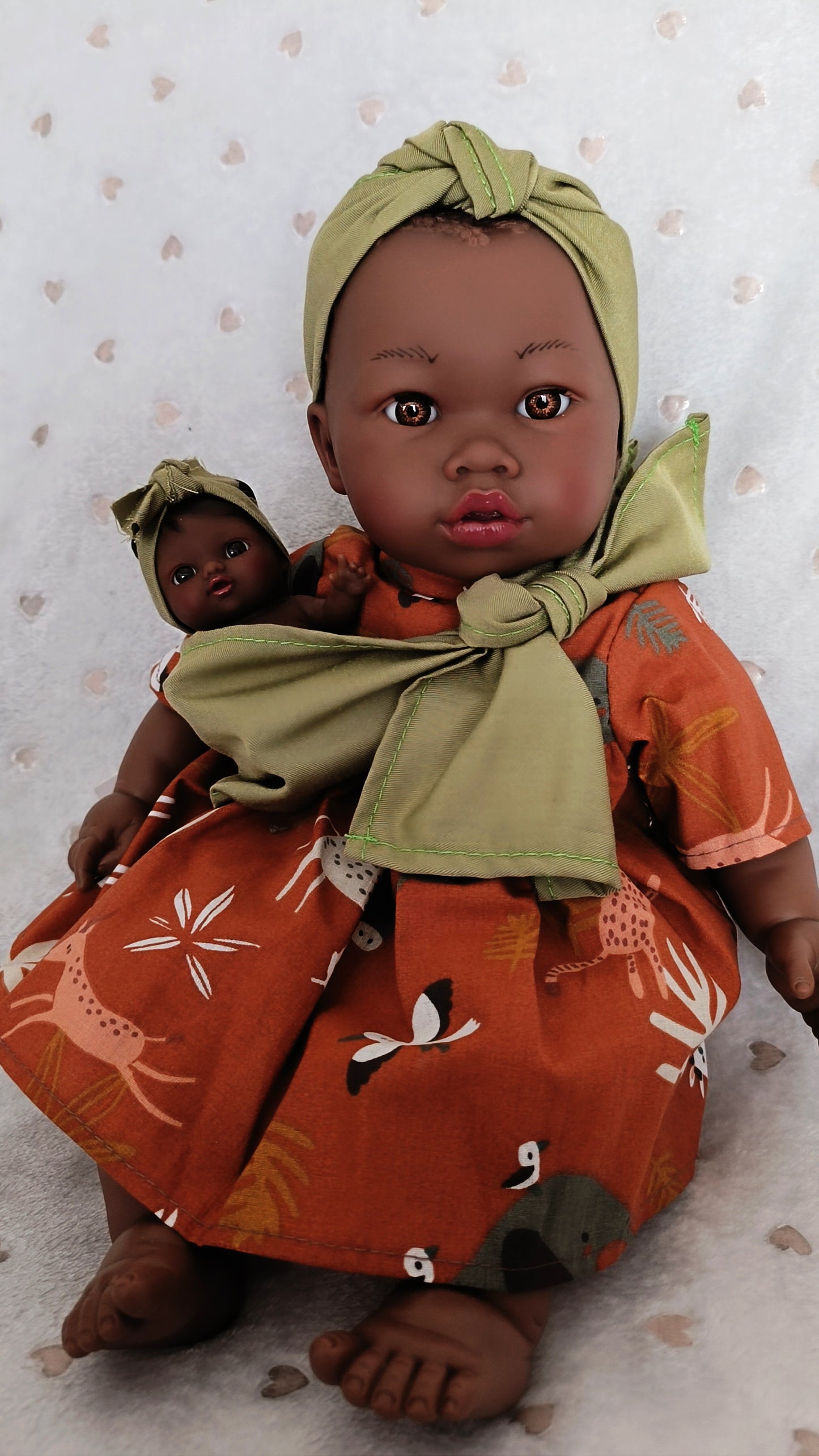 Poupée Alika et son bébé